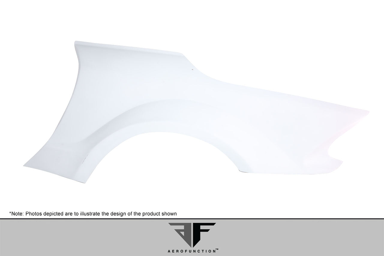 2003-2012 Mercedes SL Class R230 AF-Signature 1 Series Wide Body Conversion Rear Fenders ( GFK ) - 2 Piece